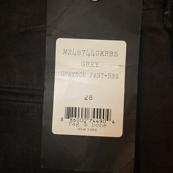 💥HOST PICK💥Men's 👌RAG&BONE MEN'S GRAYDON PANT! - Picture 2 of 8